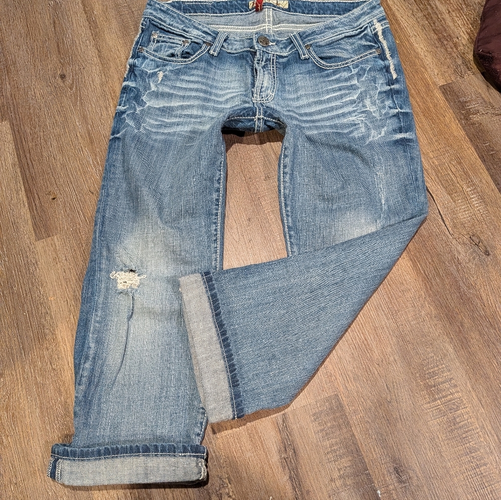 Buckle Stella Stretch Jean Capri womens 31 Waist